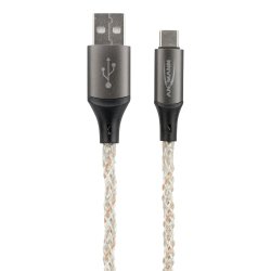 ANSMANN Câble de données & de charge, LED, USB-A/USB-C mâles