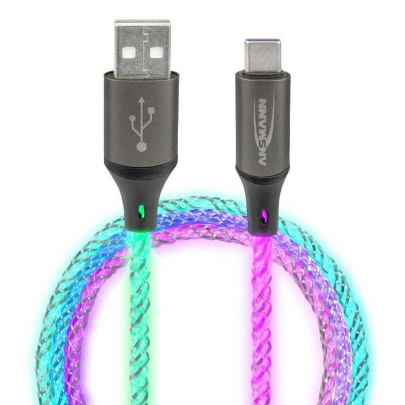 Ansmann 1700-0158 USB cable 1 m USB A USB C Multicolour