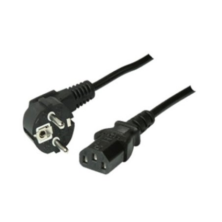 shiverpeaks Type F/C13 1.8m Black Power plug type F C13 coupler