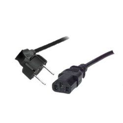 shiverpeaks Type F/C13 2m Black Power plug type F C13 coupler