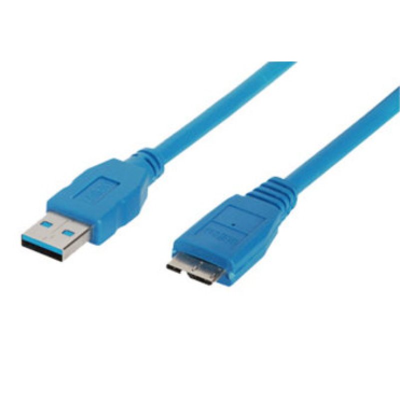 shiverpeaks BS77190 câble USB USB 3.2 Gen 1 (3.1 Gen 1) 0,5 m USB A Micro-USB B Bleu