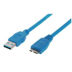 shiverpeaks BS77192 USB cable USB 3.2 Gen 1 (3.1 Gen 1) 1.8 m USB A Micro-USB B Blue