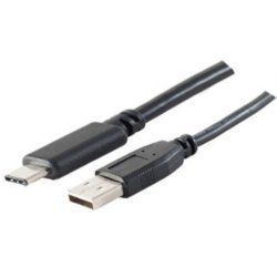 shiverpeaks BS77143-1.0 câble USB USB 2.0 1 m USB C USB A Noir
