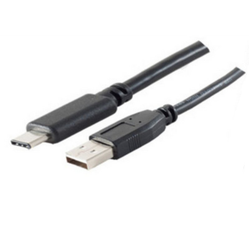 shiverpeaks BS77143-1.8 câble USB 1,8 m USB A USB C Noir