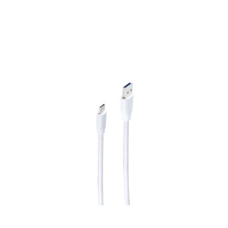 shiverpeaks BS13-31026 USB cable USB 3.2 Gen 1 (3.1 Gen 1) 1 m USB A USB C White