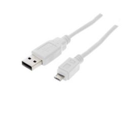 shiverpeaks BS77181-W USB cable USB 2.0 1 m USB A Micro-USB B White