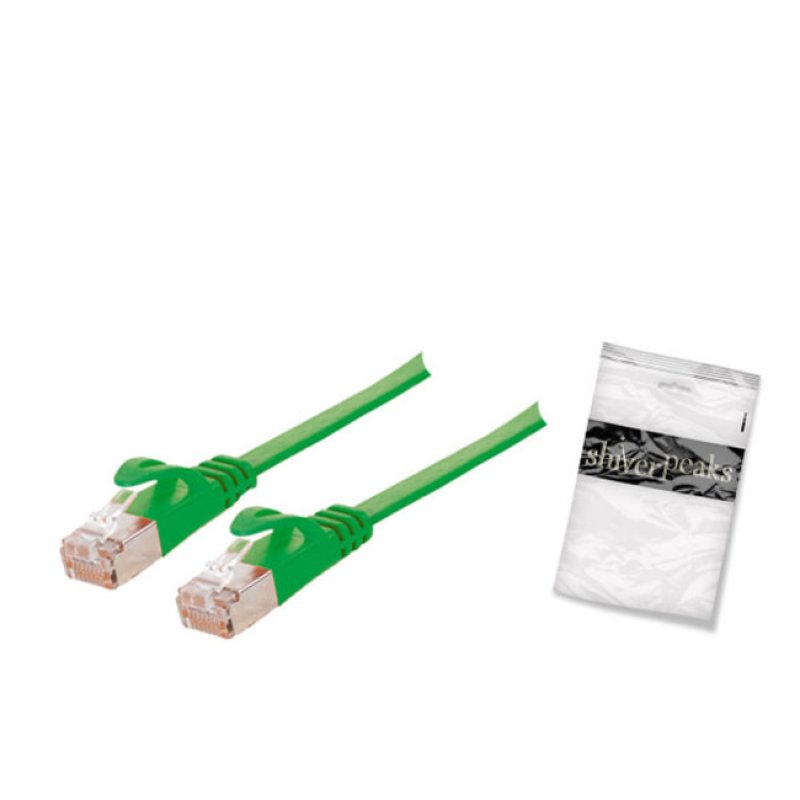 shiverpeaks BASIC-S, Cat7, 7.5m networking cable Green U/FTP (STP)