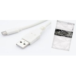 shiverpeaks BS33090-W câble USB USB 2.0 1,8 m USB A Micro-USB B Blanc