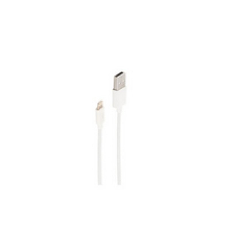 shiverpeaks BS14-12045 câble Série Blanc 0,2 m USB Type-A Mini-DIN (8-pin)