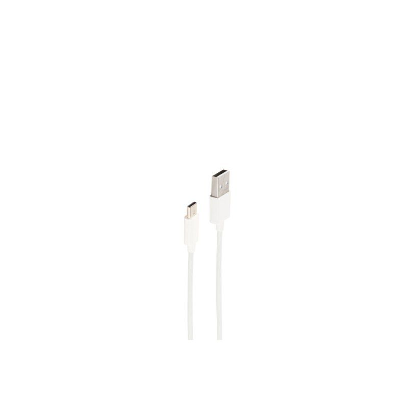 shiverpeaks BS14-13042 USB cable USB 2.0 1.5 m USB A USB C White