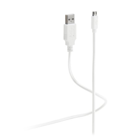 Flexline FL31-72186 USB cable USB 2.0 1.8 m USB A Micro-USB B White