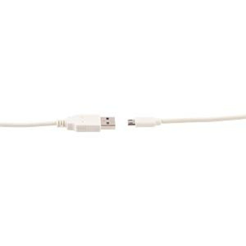 Flexline FL31-72186 câble USB USB 2.0 1,8 m USB A Micro-USB B Blanc