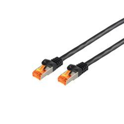 S/CONN 08-26605 networking cable Black 60 m Cat6a S/FTP (S-STP)