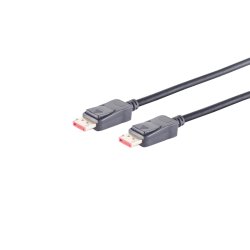 S/CONN 10-76015 câble DisplayPort 0,5 m Noir