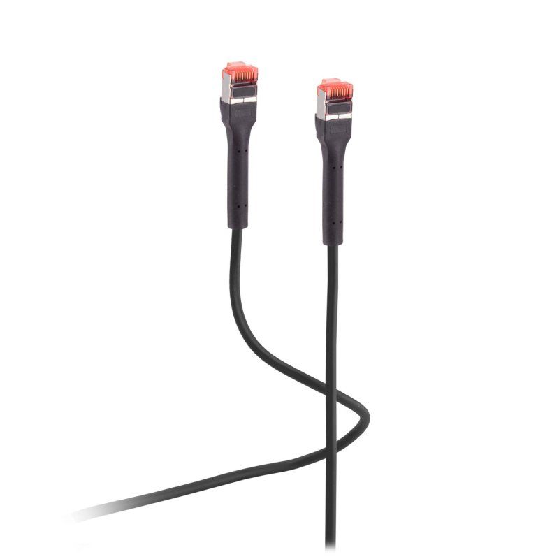 Flexline FL31-29025 câble de réseau Noir 1 m Cat6a U/FTP (STP)