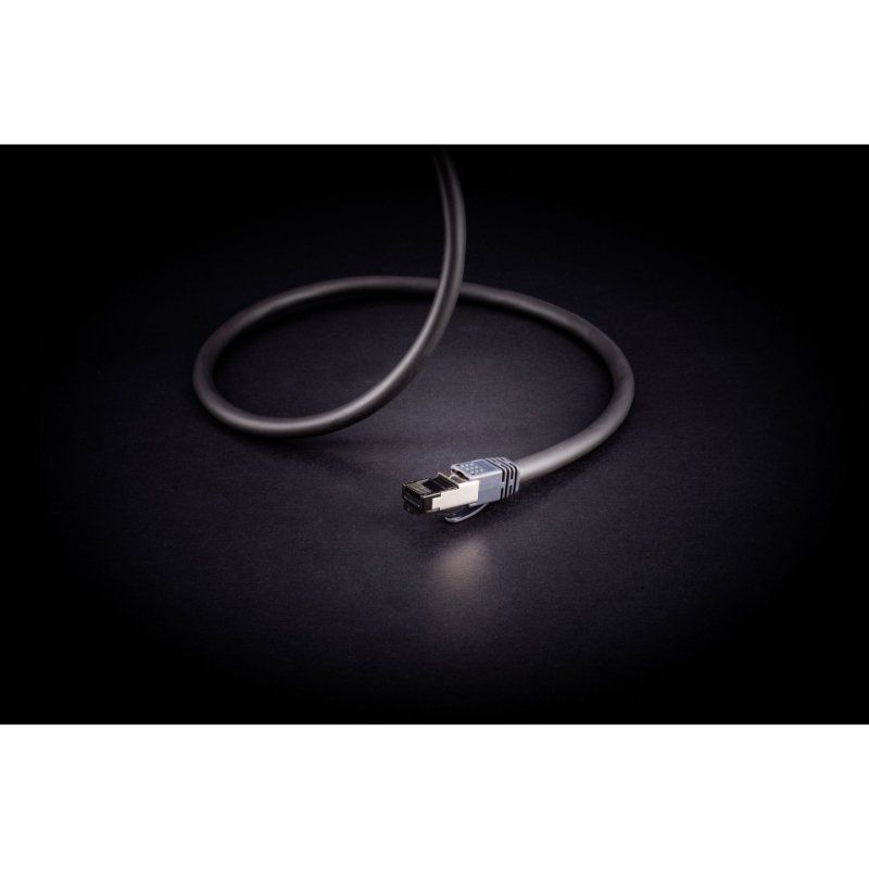 FLEXLINE Câble patch cat. 6A, U/FTP, robuste, 0,5 m, gris