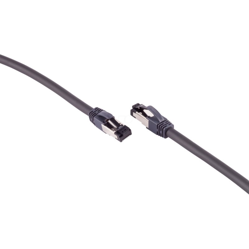 FLEXLINE Câble patch cat. 6A, U/FTP, robuste, 1 m, gris