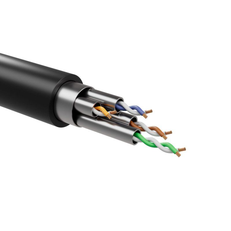 Flexline FL31-47065 networking cable Black 7.5 m Cat8.1 U/FTP (STP)