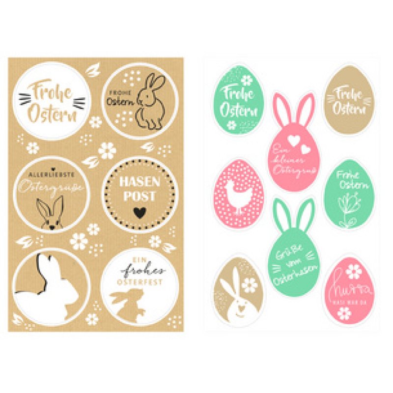 SUSY CARD Oster-Sticker "Frühjahr & Ostern"