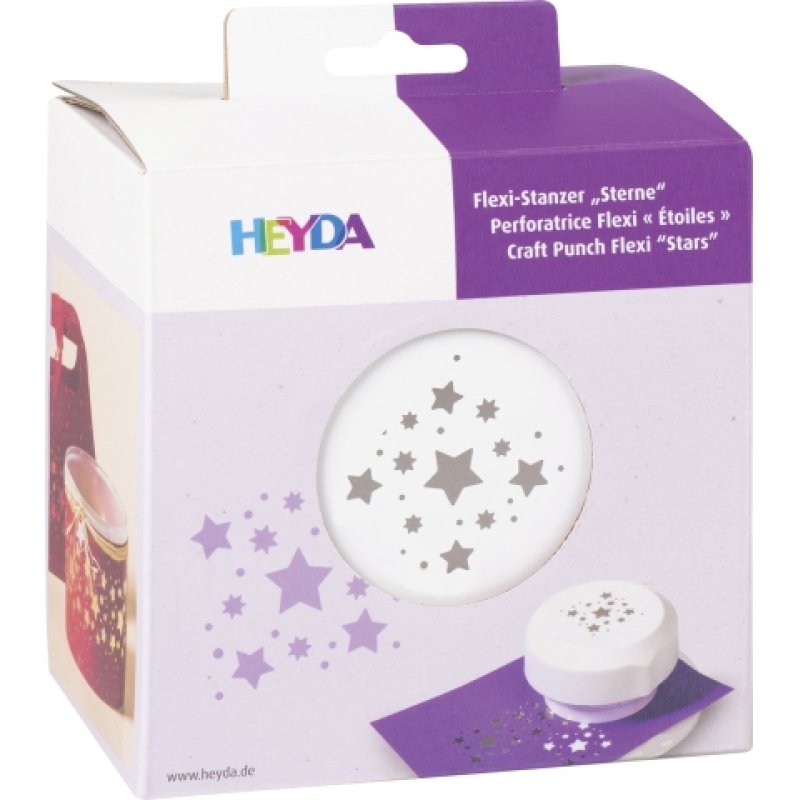 HEYDA Perforateur à motif "Flexi Stanzer", étoiles