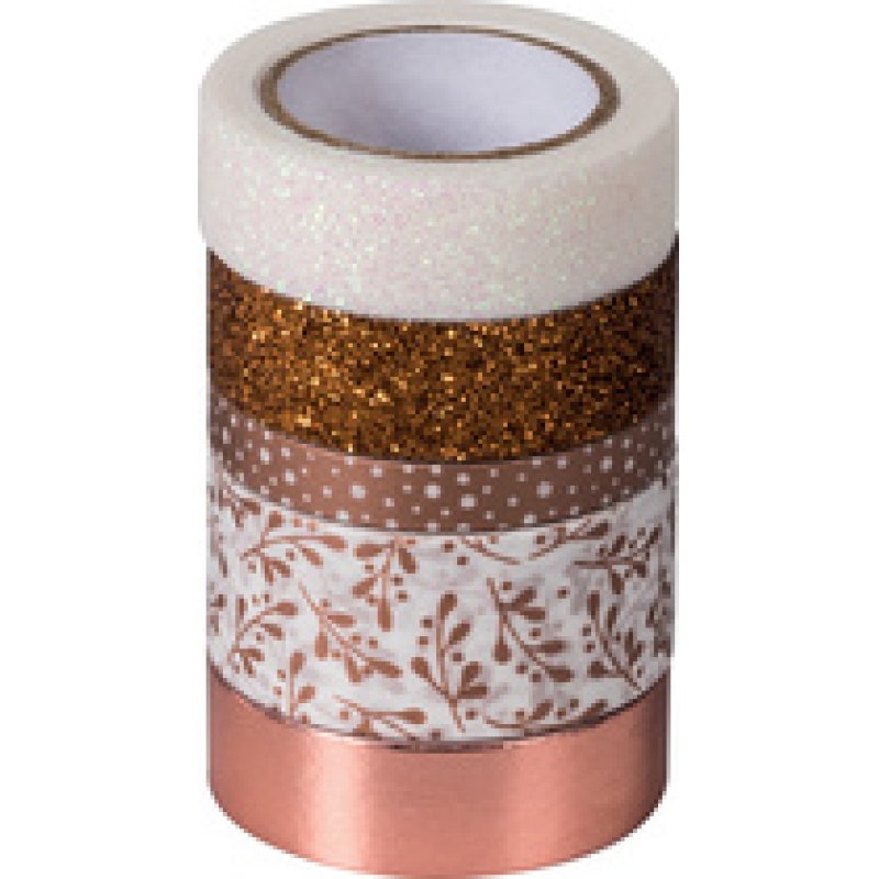 HEYDA Ruban adhésif décoratif Effets, or rosé