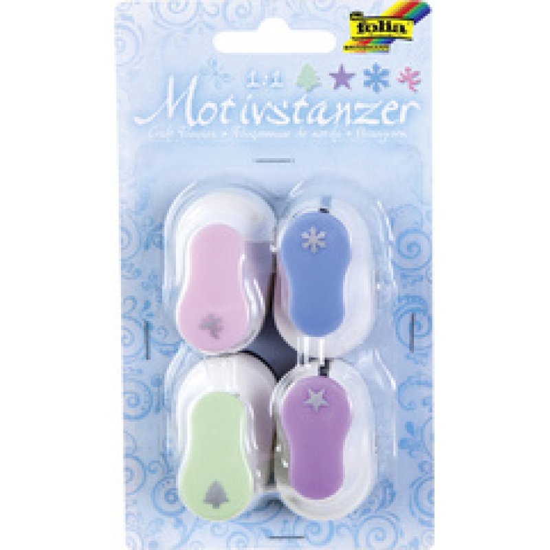 folia Kit de mini-perforateurs "motifs de Noel", assorti