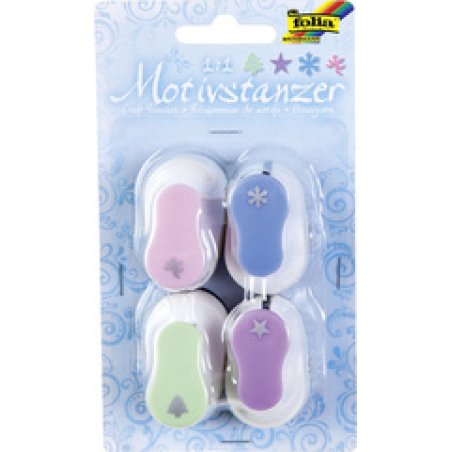 folia Kit de mini-perforateurs "motifs de Noel", assorti