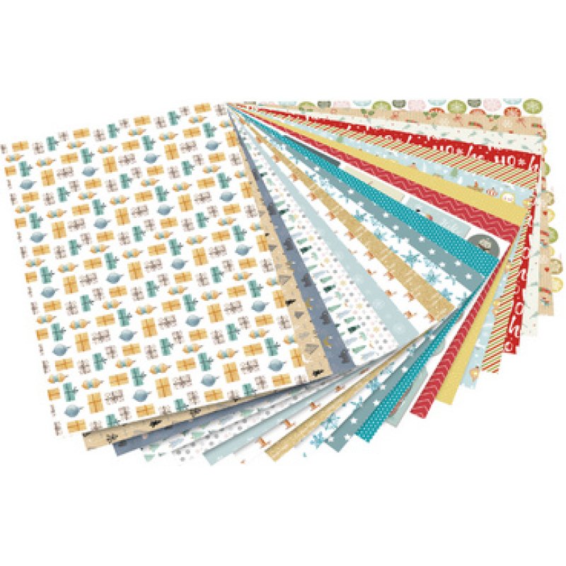 folia Bloc à motifs "Magie de l'hiver", 240 x 340 mm, par 20