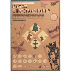 folia Bloc de papier kraft MAGIC CHRISTMAS PAPER, A4