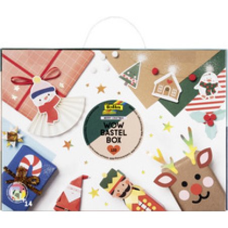 folia WOW Mallette de bricolage de Noël MERRY CRAFTMAS