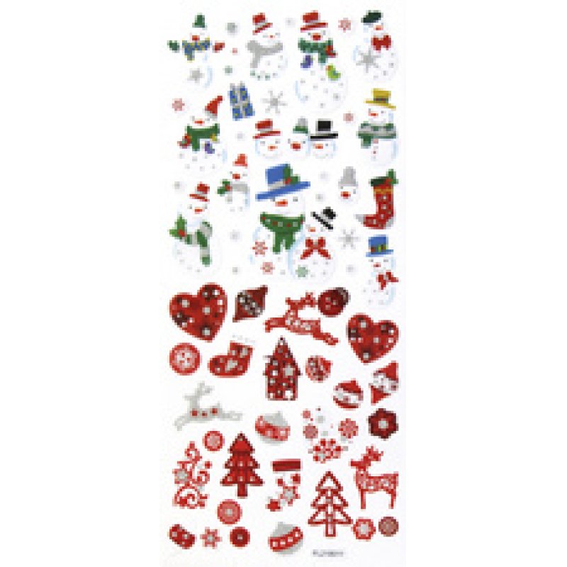 folia Sticker scintillant de Noël CHRISTMAS