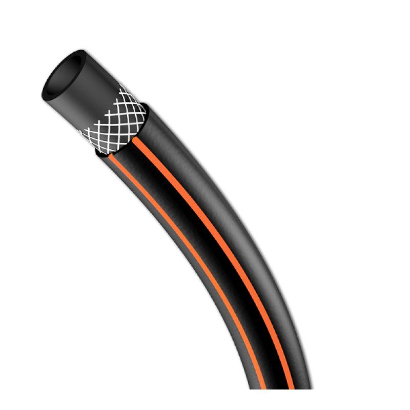 Bradas Tuyau d'arrosage CARAT, 1/2", noir/orange, 50 m