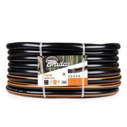 Bradas Tuyau d'arrosage CARAT, 3/4", noir/orange, 50 m
