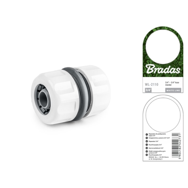 Bradas WL-2110 Pièce et accessoire de système d'irrigation Raccord de tuyau