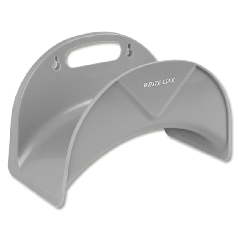 Bradas Porte-tuyau d'arrosage mural WHIT LINE, en PVC