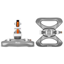 Bradas Arroseur circulaire WHITE LINE, 4 fonctions,sur socle