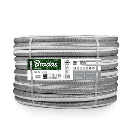 Bradas Tuyau d'arrosage NTS WHITE SILVER, 3/4", 50 m
