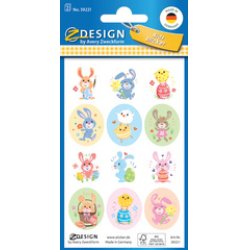 AVERY Zweckform ZDesign Sticker de Pâques "Glubschies"