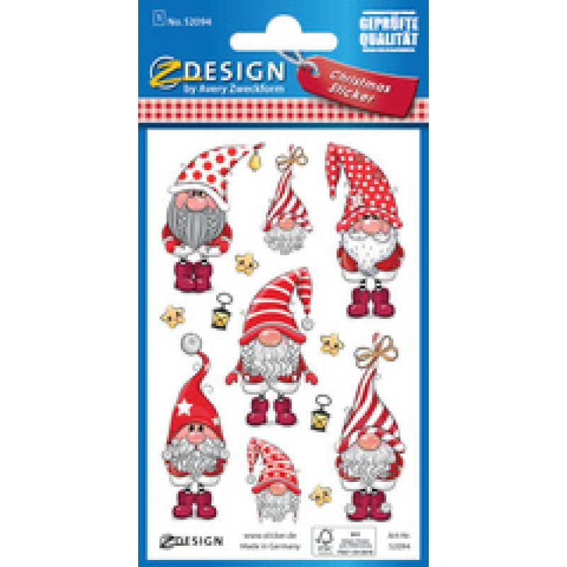 AVERY Zweckform ZDesign Sticker de Noel "Lutin"