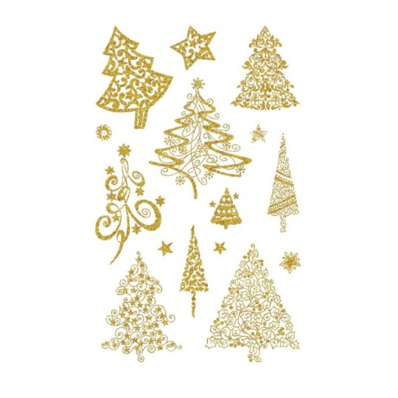 Avery 52273 decorative sticker Paper Gold Permanent 18 pc(s)