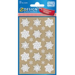 AVERY Zweckform ZDesign Stickers de Noël "Etoiles"