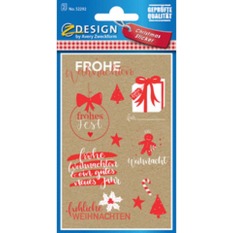 AVERY Zweckform ZDesign Weihnachts-Sticker "Xmas Motive"