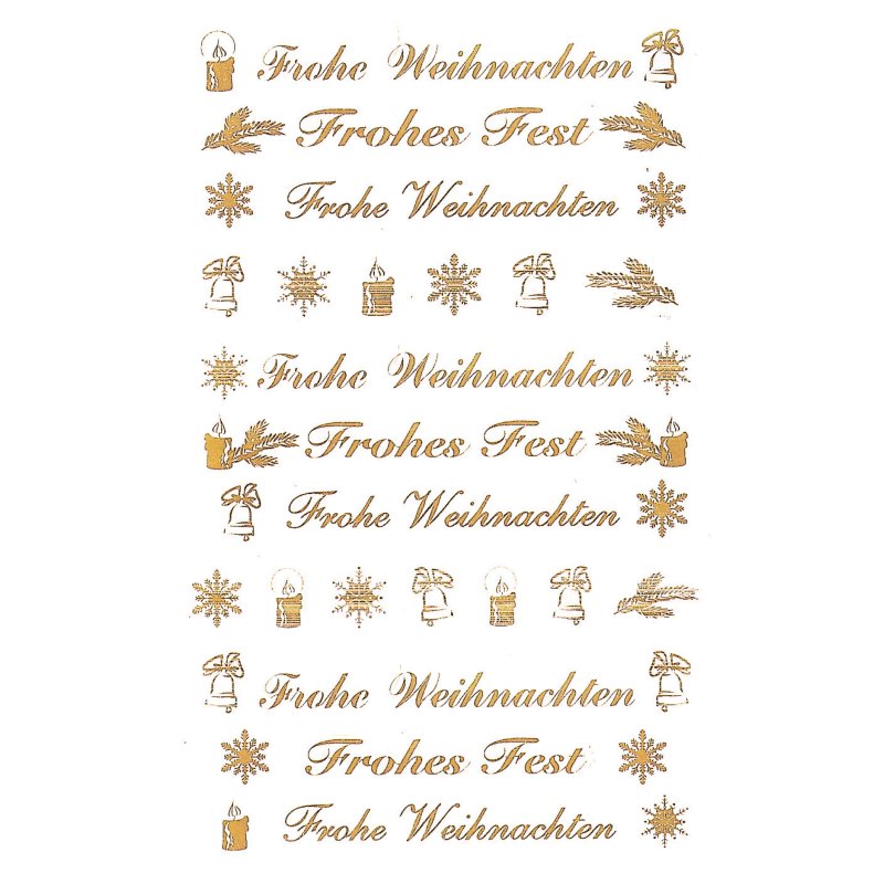 Avery 52391 decorative sticker Foil Gold Permanent 44 pc(s)