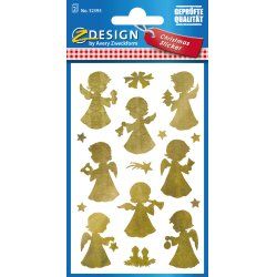 Avery 52393 decorative sticker Foil Gold Permanent 32 pc(s)