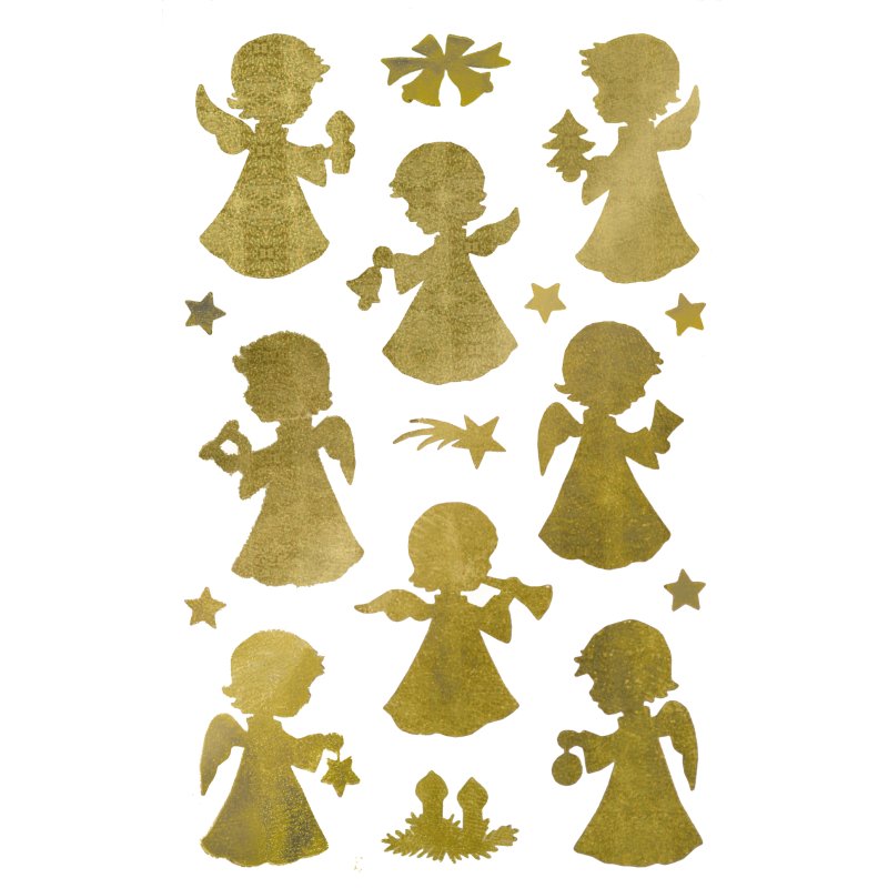 Avery 52393 decorative sticker Foil Gold Permanent 32 pc(s)