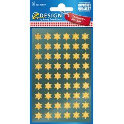 Avery 52802 self-adhesive label Permanent Gold 108 pc(s)
