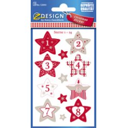 Avery Zweckform ZDesign Stickers calendrier de l'Avent