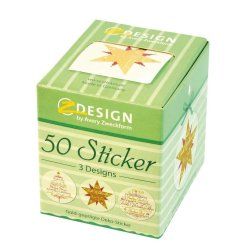 Avery 56825 decorative sticker Foil Multicolour Permanent 50 pc(s)