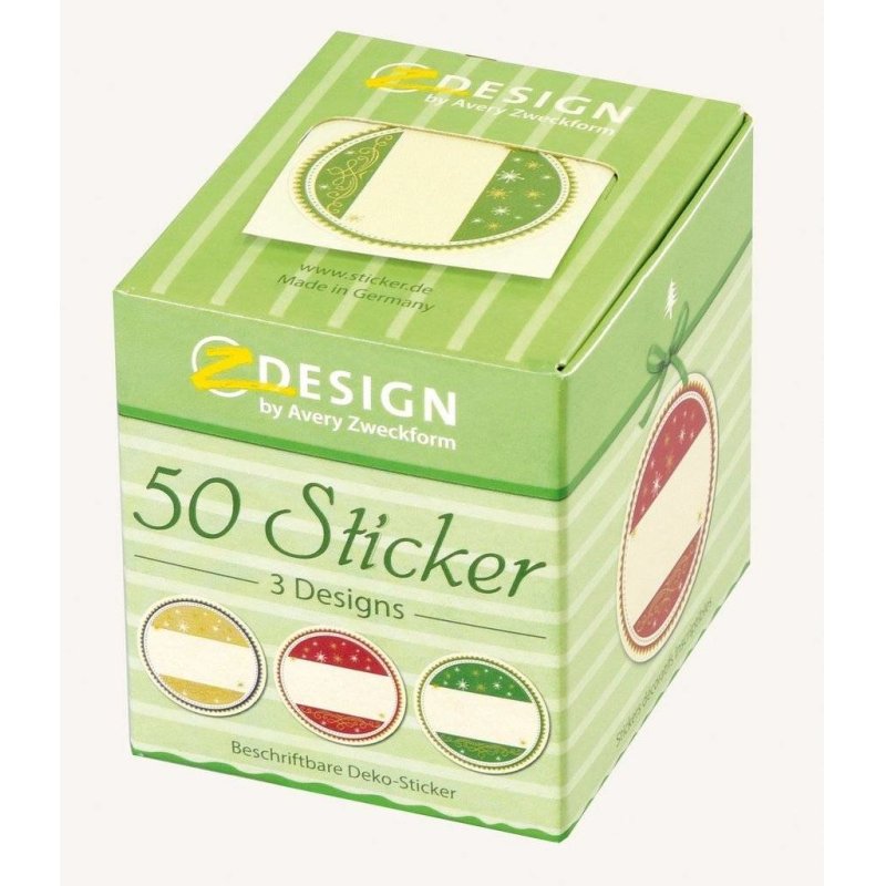 Avery 56829 autocollant décoratif Papier Multicolore Permanent 50 pièce(s)