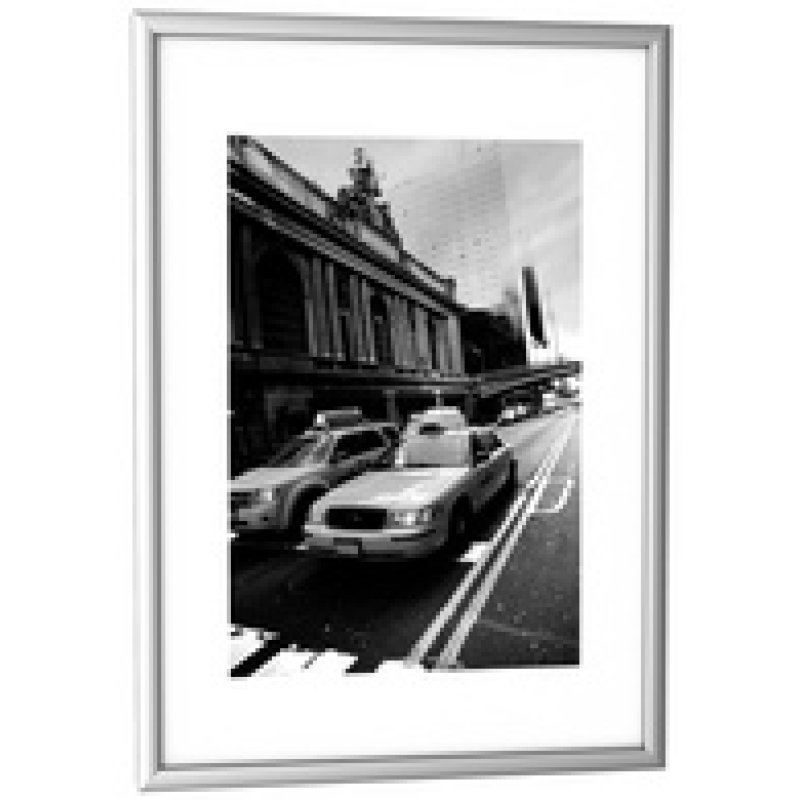 PAPERFLOW Cadre photo en aluminium, (L)300x(H)400 mm, argent